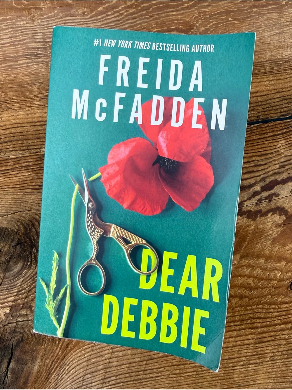 Dear Debbie Paperback Book/Novel Freida McFadden